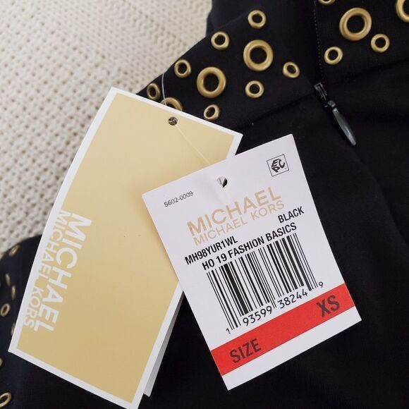 Michael Michael Kors Grommeted Cap-Sleeve Dress - Picture 11 of 14